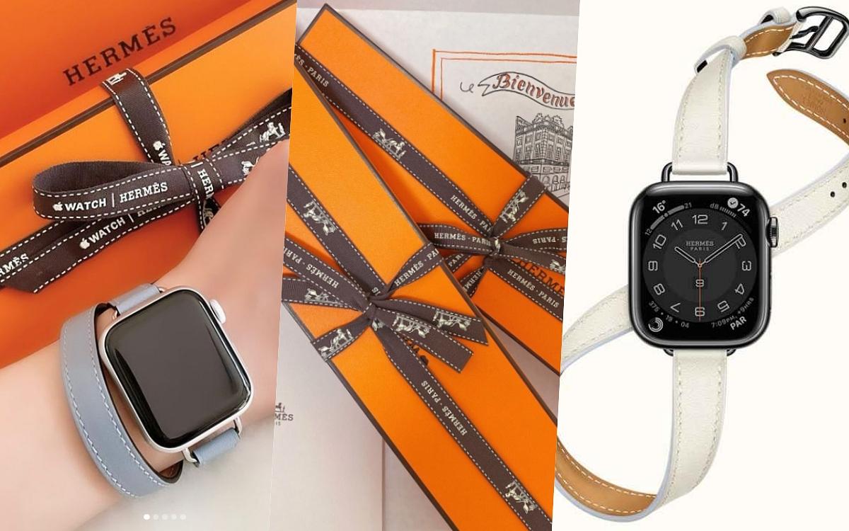 Apple Watch Hermès - 40mm Noir/Bleu Saphir Jumping Single Tour - Apple